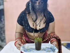 Desi stepmom gets horny with stepson s friend - hot indian aunty fuck in 4k